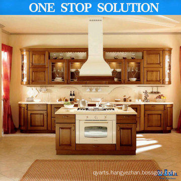 L Shape Custom Made Europe Style Kitchen Cabinet